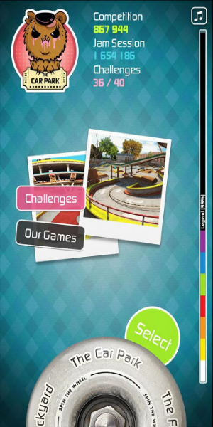 Touchgrind Skate 2 ဖန်သားပြင်ဓာတ်ပုံ 1