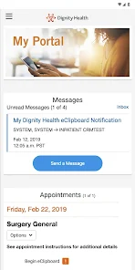 my portal. by Dignity Health應用截圖第0張