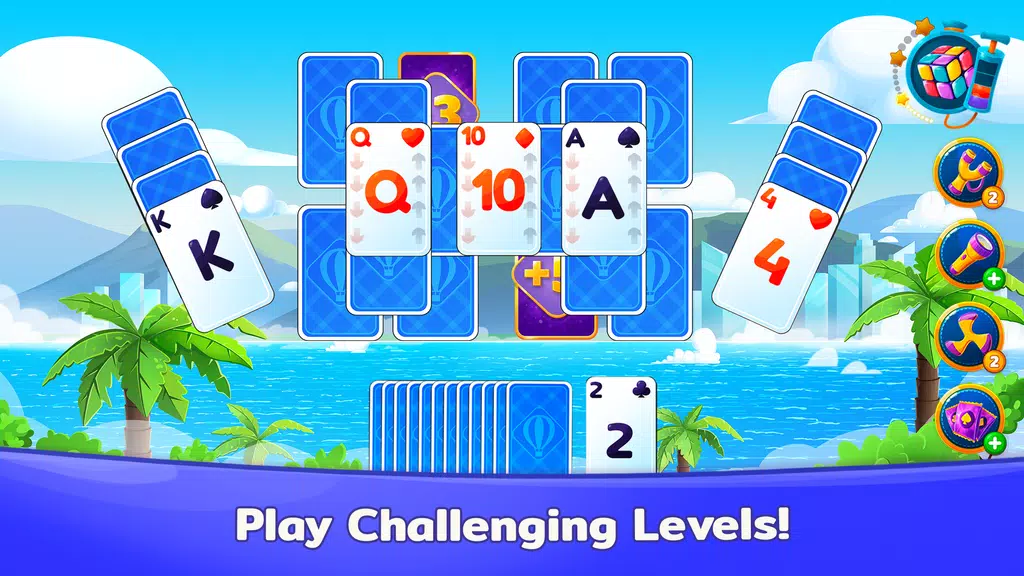 SoliTown – Solitaire Tripeaks ဖန်သားပြင်ဓာတ်ပုံ 3