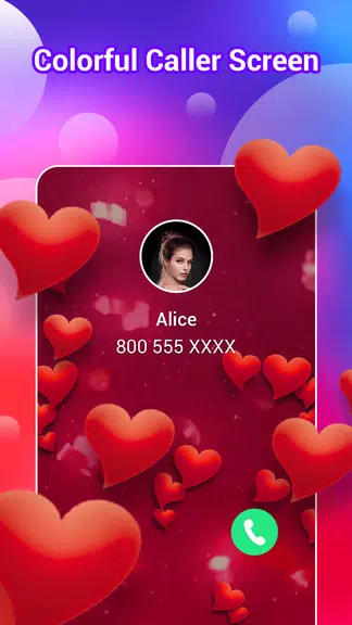 Color Call Screen - Call flash Capture d'écran 1