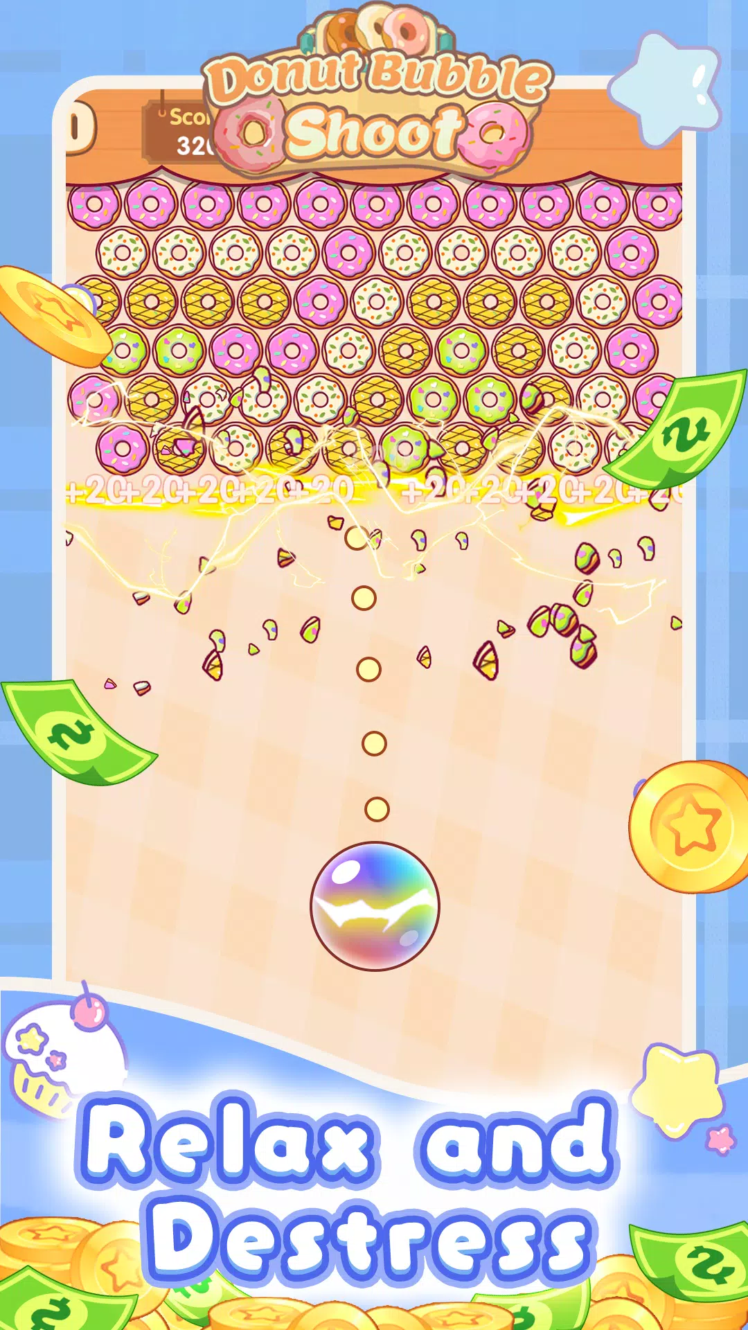 Donut Bubble Shoot Ekran Görüntüsü 2