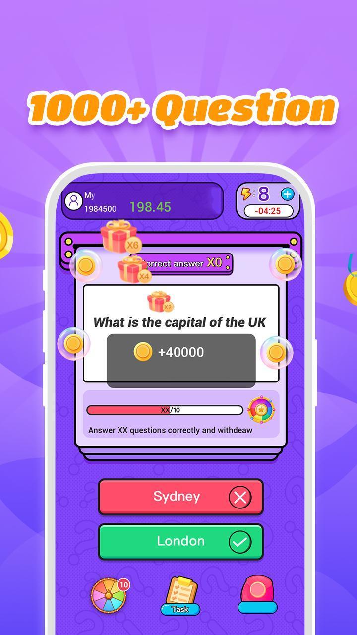 Fun trivia game - Lucky Quiz Screenshot 3