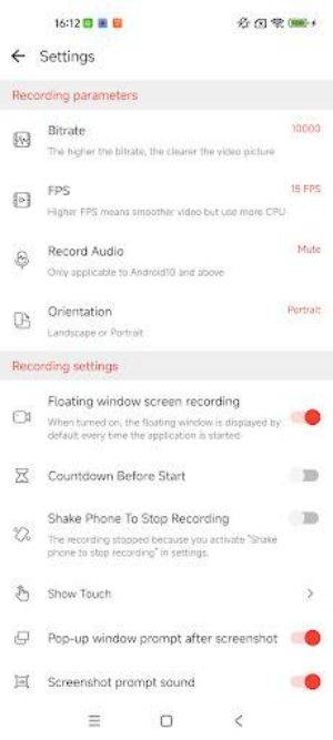 Screen Recorder: Nuts Recorder ภาพหน้าจอ 1