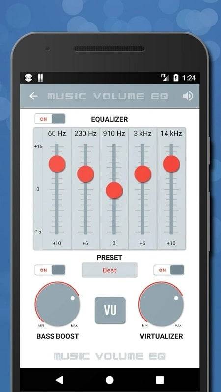 Music Volume EQ + Equalizer Tangkapan skrin 1