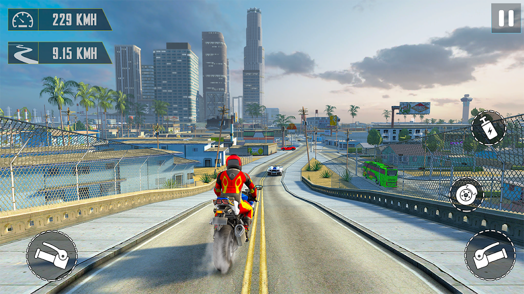 GT Motorbike Games Racing 3D Captura de pantalla 3