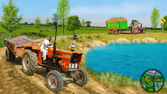 Cargo Tractor Trolley Game 22 Tangkapan skrin 2