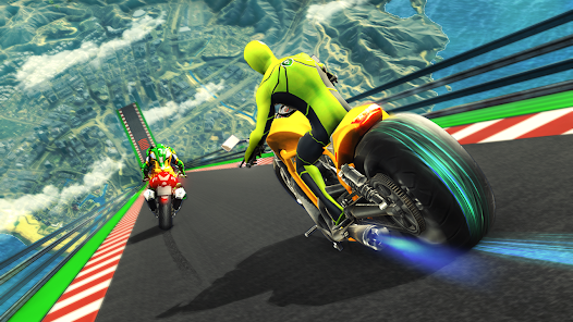 Super Hero Game - Bike Game 3D 스크린샷 0