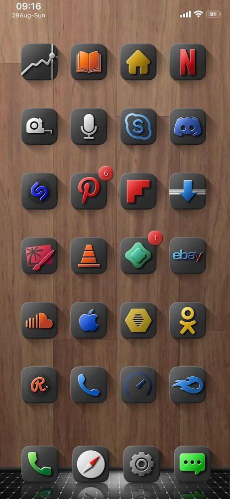 Shiiny Icon Pack Mod Ảnh chụp màn hình 0