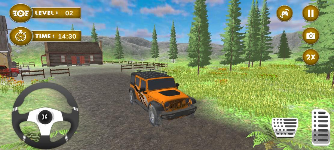 4x4 Mud Jeep Driving Games 3D ဖန်သားပြင်ဓာတ်ပုံ 0