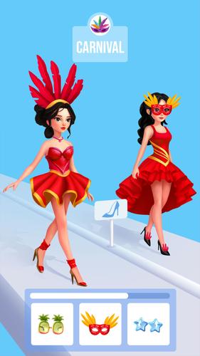 Catwalk Fashion: Dress up Show Captura de pantalla 0