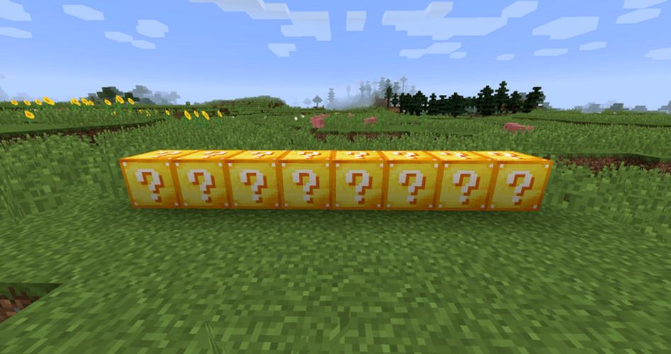 Lucky block mod for mcpe Скриншот 2