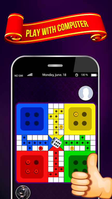 Classic Ludo Game Captura de pantalla 2