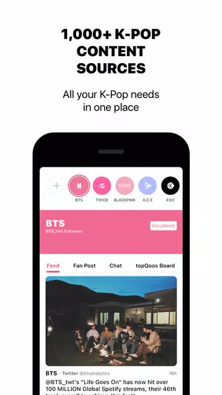 theQoos: K-Pop News, Friends, Music & Community Скриншот 3