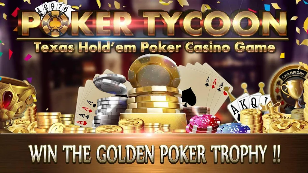 Poker Tycoon - Texas Hold'em Poker Casino Game স্ক্রিনশট 0