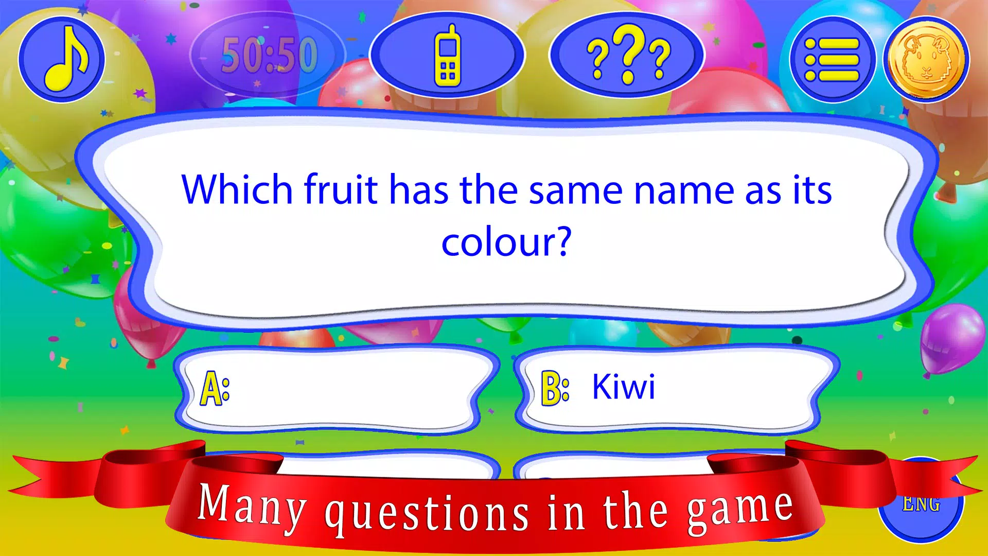 Kids Quiz Games: Millionaire Screenshot 3