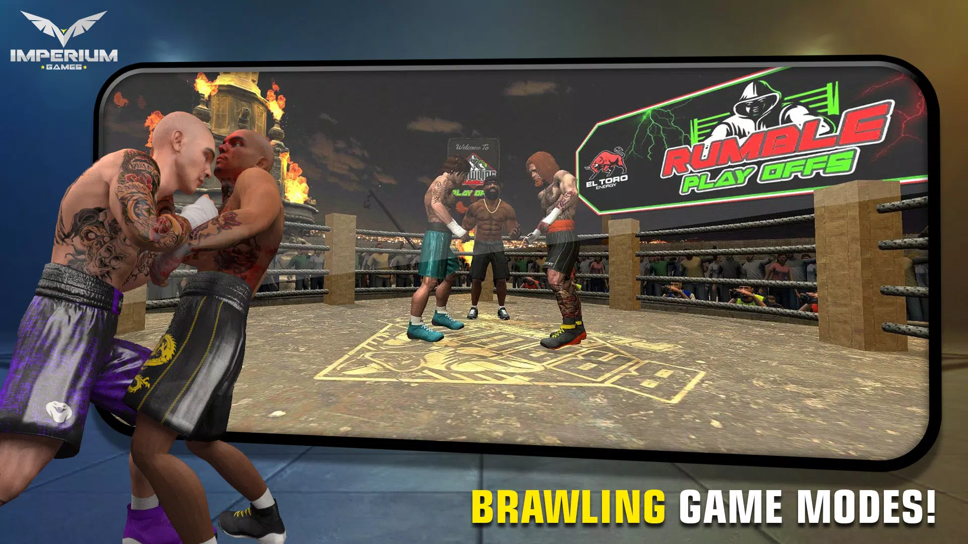 Bare Knuckle Brawl स्क्रीनशॉट 3