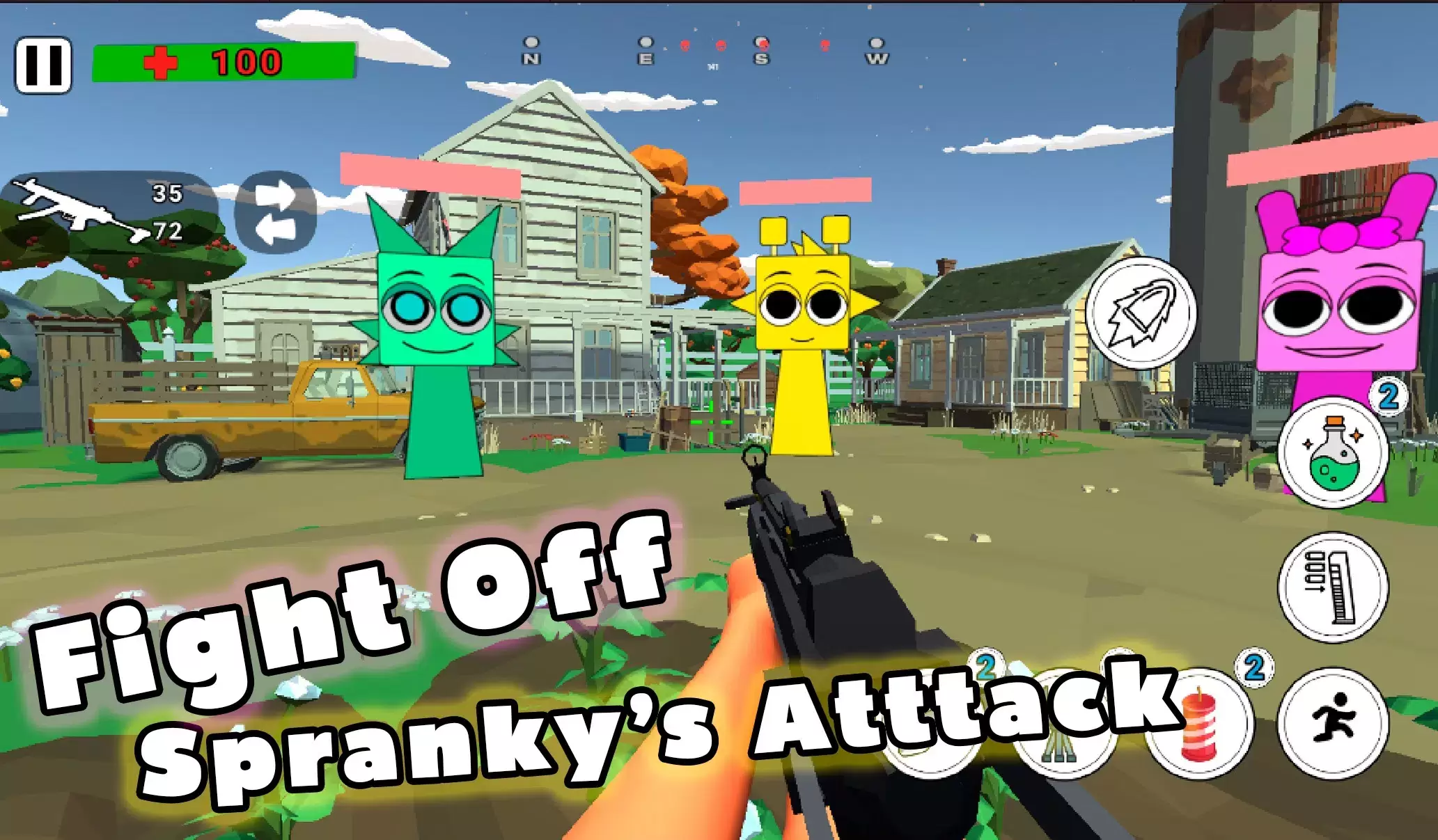 Battle Spranky Sandbox Shooter Zrzut ekranu 0