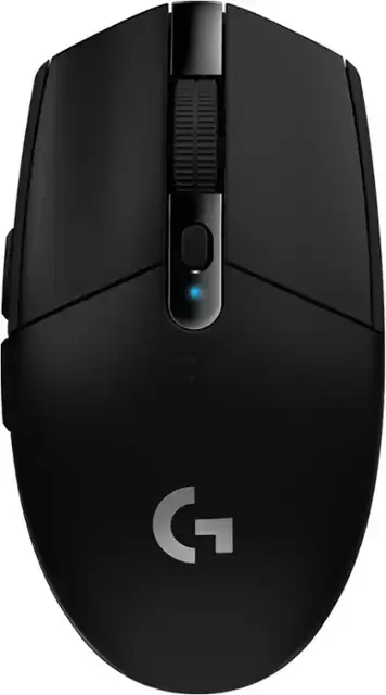 Logitech - G305 Lightspeed Беспроводная оптическая 6 -репрограммируемая кнопка Gaming Mouse с 12 000 DPI Hero Sensor - Wireless - Black