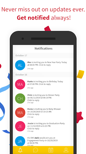 Schermata Party n Event Invitation Maker by Party Signup 2