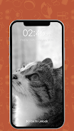 Kitty Cat Pin Lock Screen Schermafbeelding 3