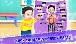 Kids Learning Human Bodyparts স্ক্রিনশট 1