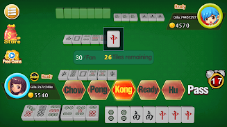 Mahjong 2P: Chinese Mahjong Tangkapan skrin 0