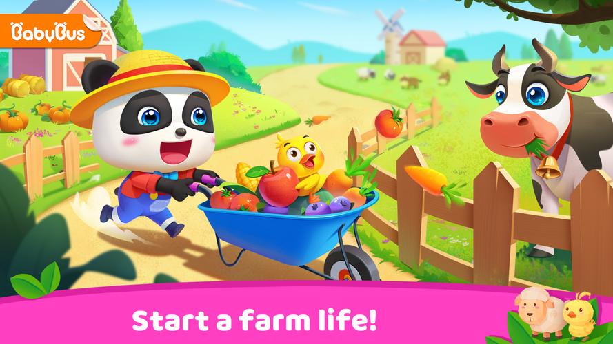 Little Panda's Town: My Farm स्क्रीनशॉट 0