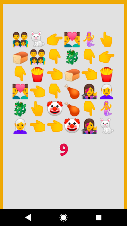 Emoji Memory Match Game Schermafbeelding 1