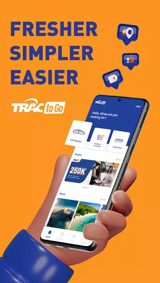TRACtoGo: Rental Mobil & Bus स्क्रीनशॉट 0