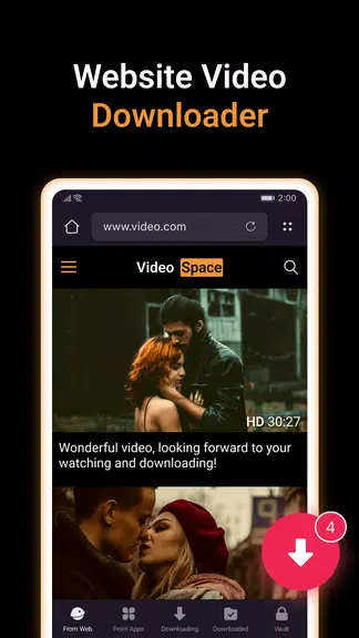 X Video Downloader & Player應用截圖第0張