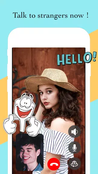 Live call - Stranger video cal Captura de pantalla 3