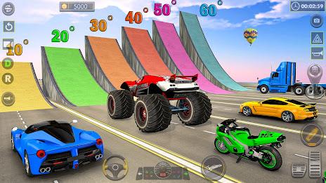 Superhero Game: Ramp Car Stunt 스크린샷 2