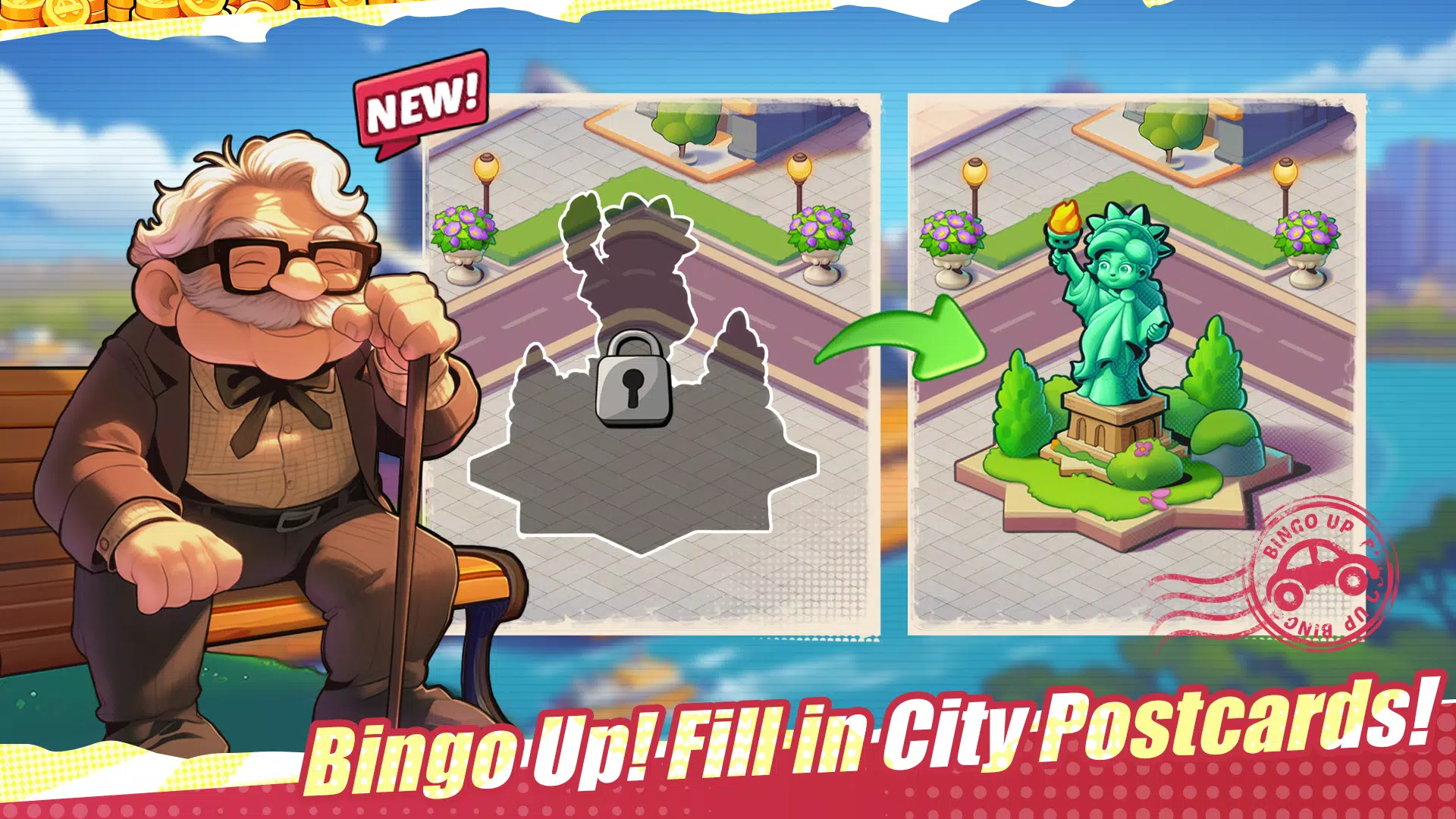 Bingo Up: Love Adventure Bingo Captura de tela 2