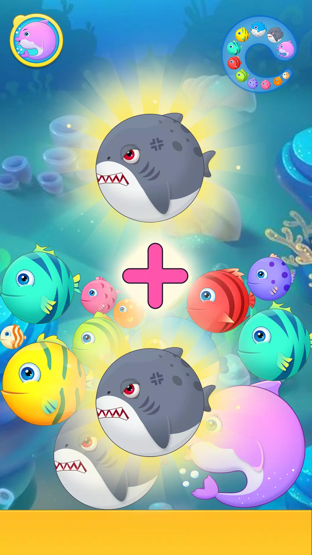 Sea Animals - Merge Game应用截图第1张