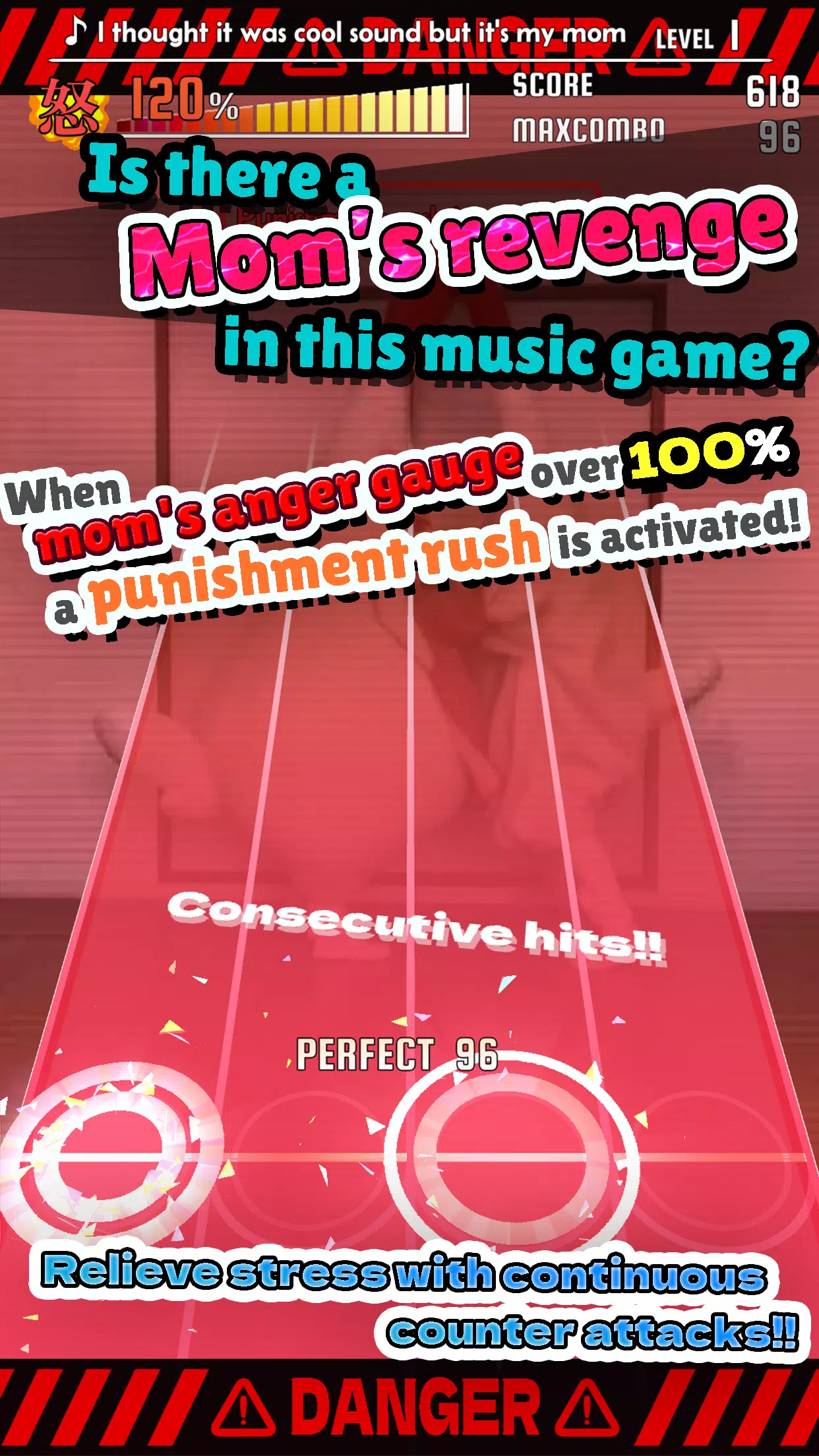 ChickenMom's rhythm game Capture d'écran 1