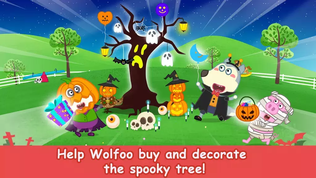 Wolfoo School Halloween Night Ảnh chụp màn hình 3