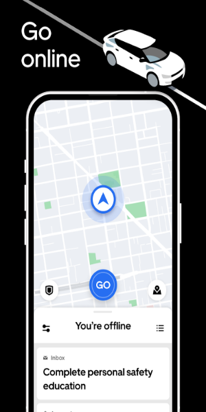 Uber - Driver: Drive & Deliver Mod Tangkapan skrin 1
