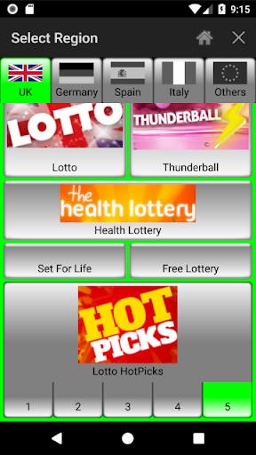 Lotto Number Generator for EUR स्क्रीनशॉट 0