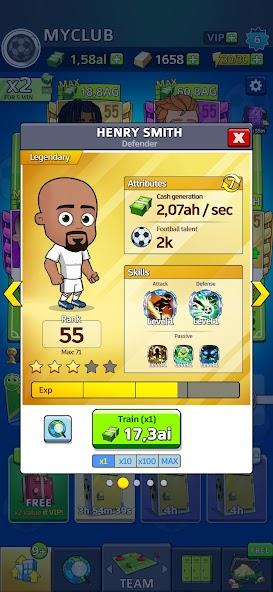 Idle Soccer Story - Tycoon RPG Mod スクリーンショット 3