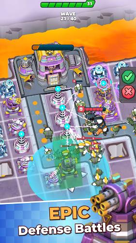 Island Defense TD - Tower War ภาพหน้าจอ 0