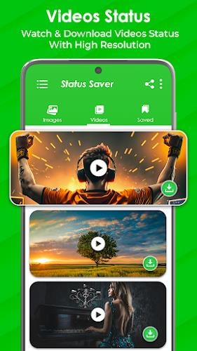 Download Status : Save Video স্ক্রিনশট 1