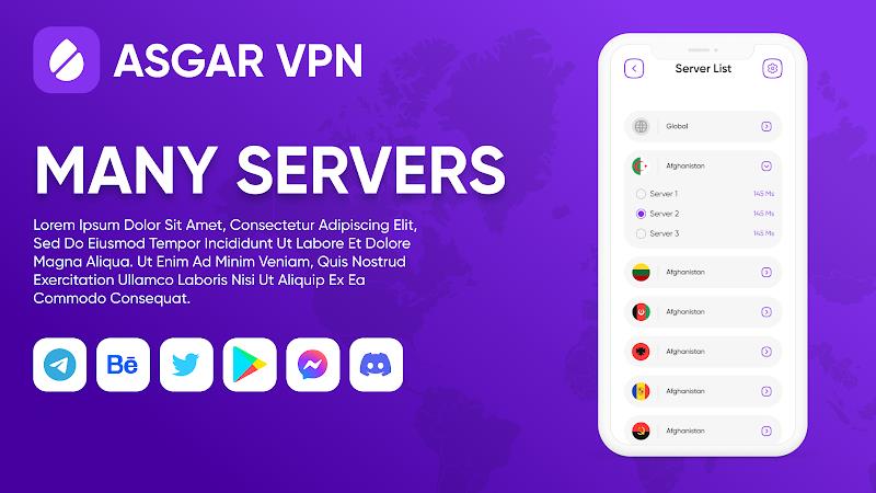 Asgar VPN Captura de tela 3