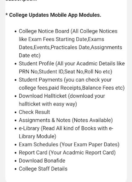 Easy College Updates ဖန်သားပြင်ဓာတ်ပုံ 3