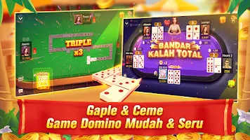 Domino QiuQiu 99 QQ Gaple Slot Tangkapan skrin 1