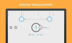 Schermata Ruler App: Measure centimeters 1