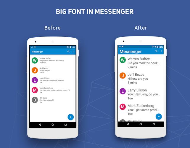 Big Font - Change Font Size & Text Size Zrzut ekranu 2