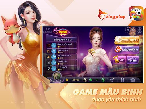 Poker VN ZingPlay ( Mậu Binh) スクリーンショット 0