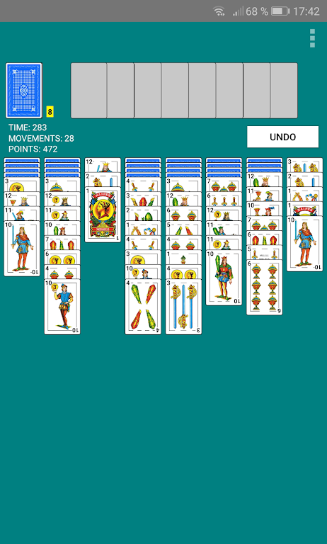 Spanish Spider Solitaire スクリーンショット 1