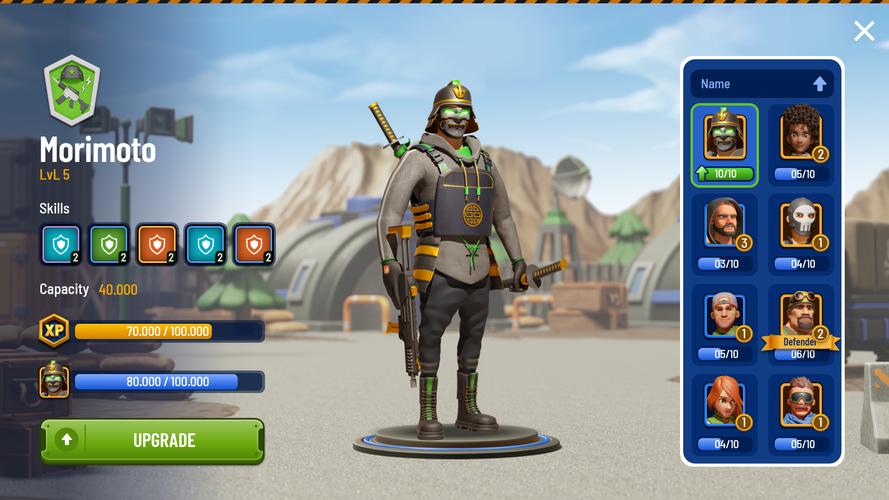 Schermata Base Of War 2