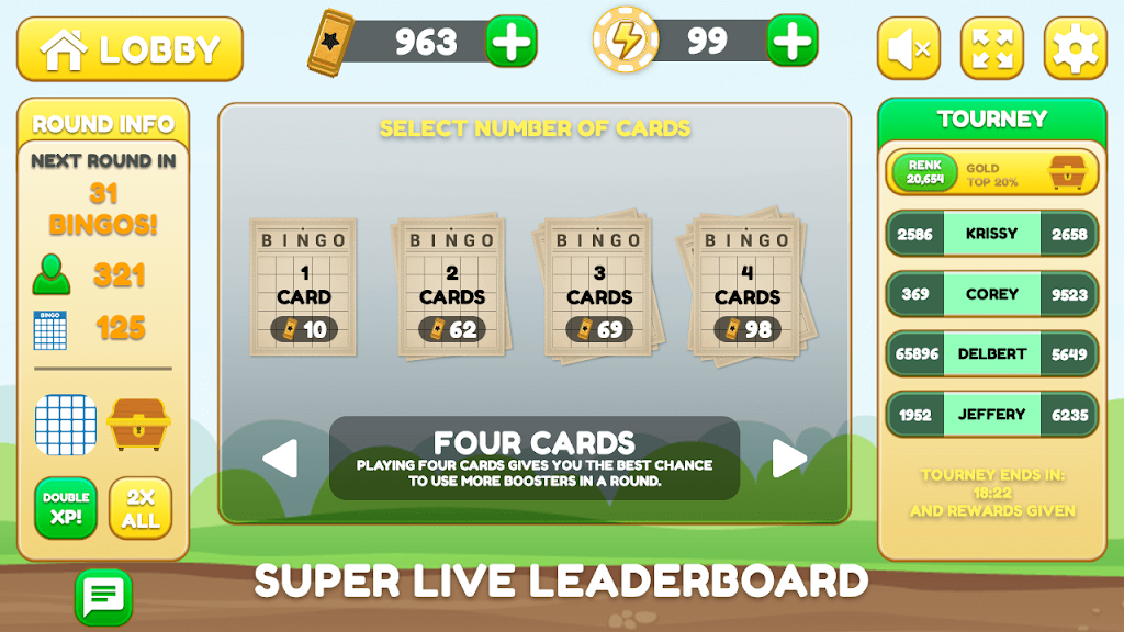 Bingo King-Free Bingo Games-Bingo Party-Bingo Captura de tela 0